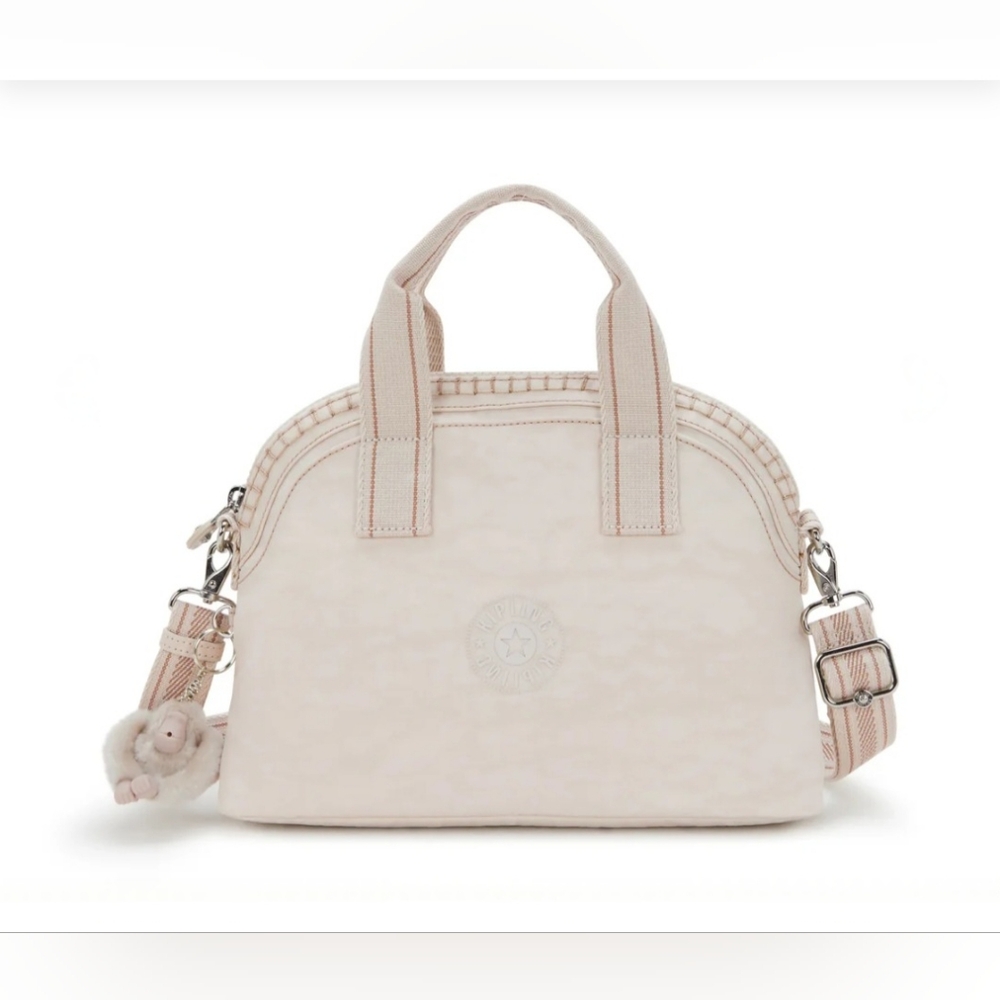 KIPLING BAG CROSSBODY/ SHOULDER BEIGE COLOR REMOVABLE STRAP NEW SIDNI